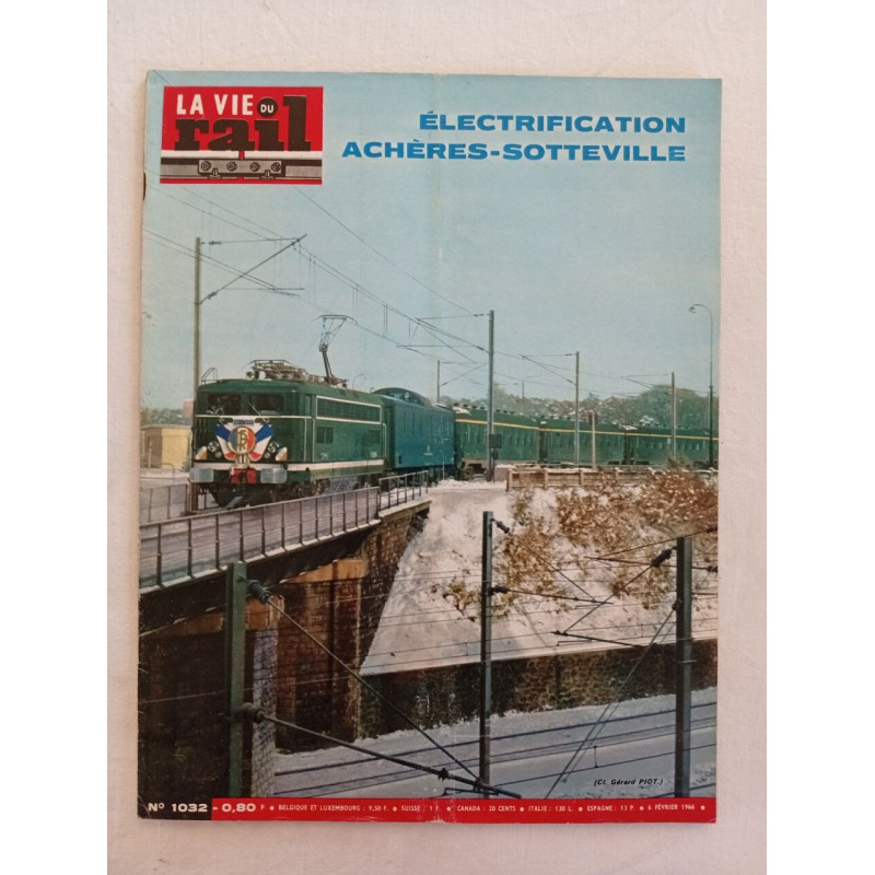 La vie du rail N. 1032 - fevrier 1966