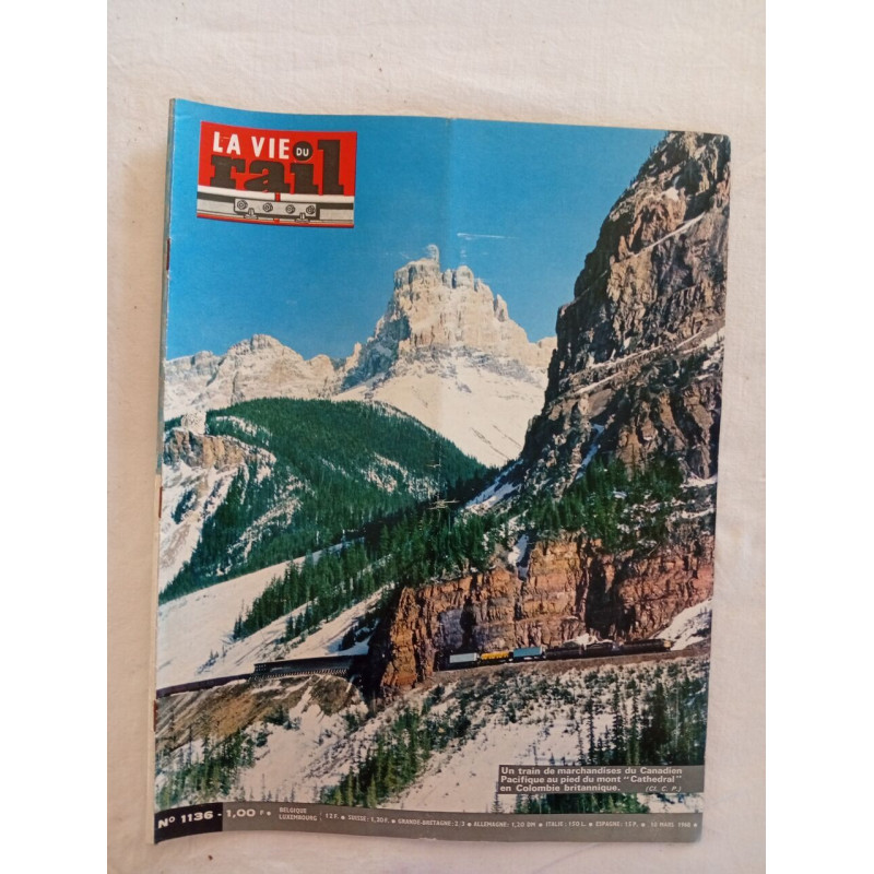 La Vie du Rail N.1136 - mars 1968