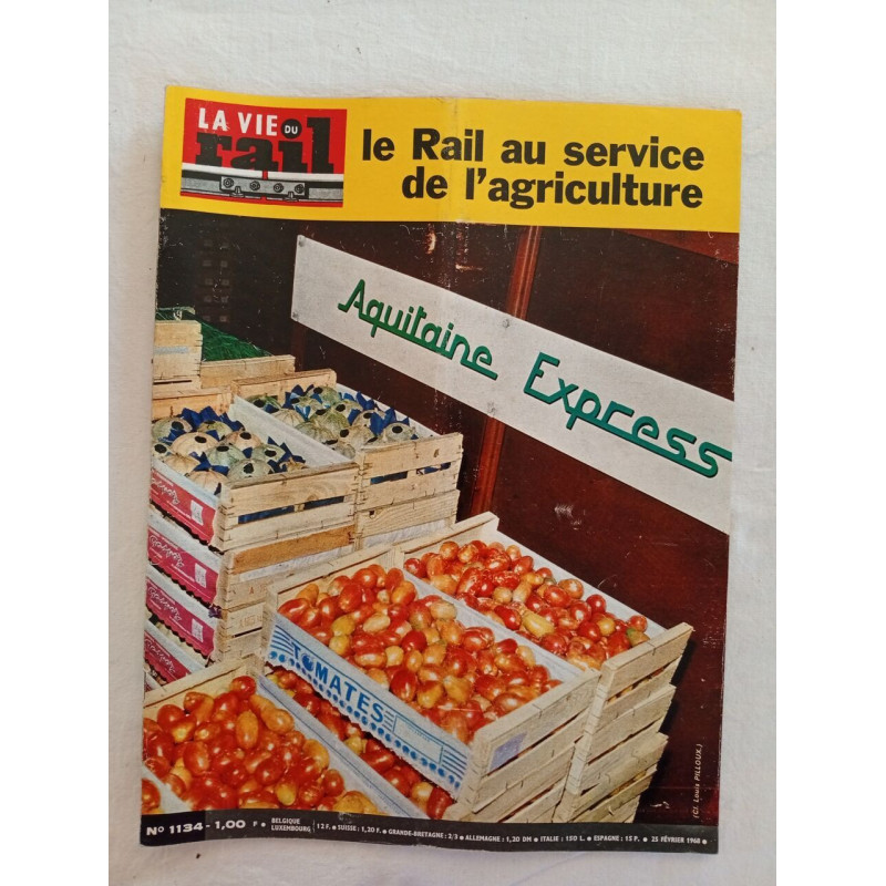 La vie du rail N.1134 - fevrier 1968