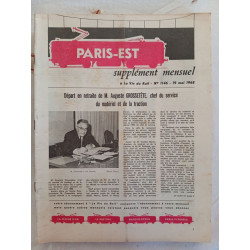 Paris-Est supplément mensuel N.1146 - mai 1968