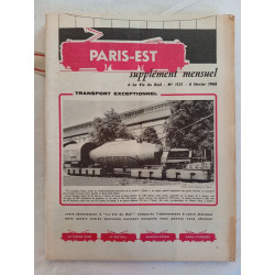 Paris-Est supplément mensuel N1131 - fevrier 1968
