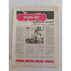 Paris-Est supplément mensuel N.1127 - janvier 1968
