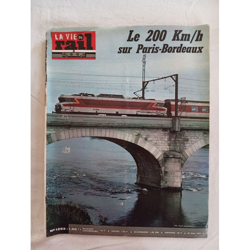 La Vie du Rail N.1293 - mai 1971