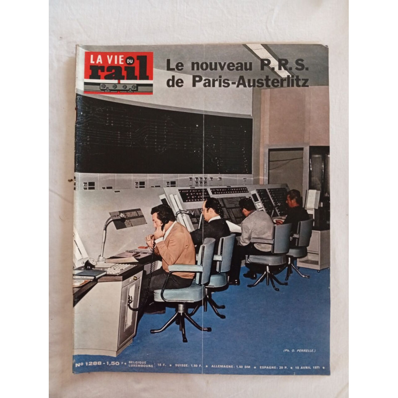 La vie du rail N.1288 - avril 1971