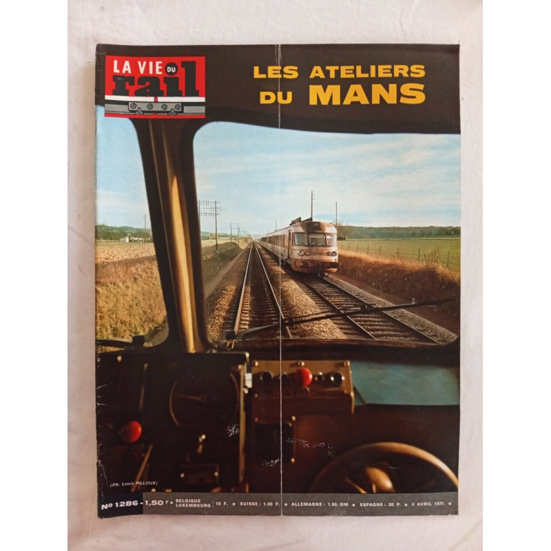 La vie du rail N.1286 - avril 1971
