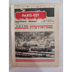 Paris-Est supplément mensuel N.1278 - fevrier 1971