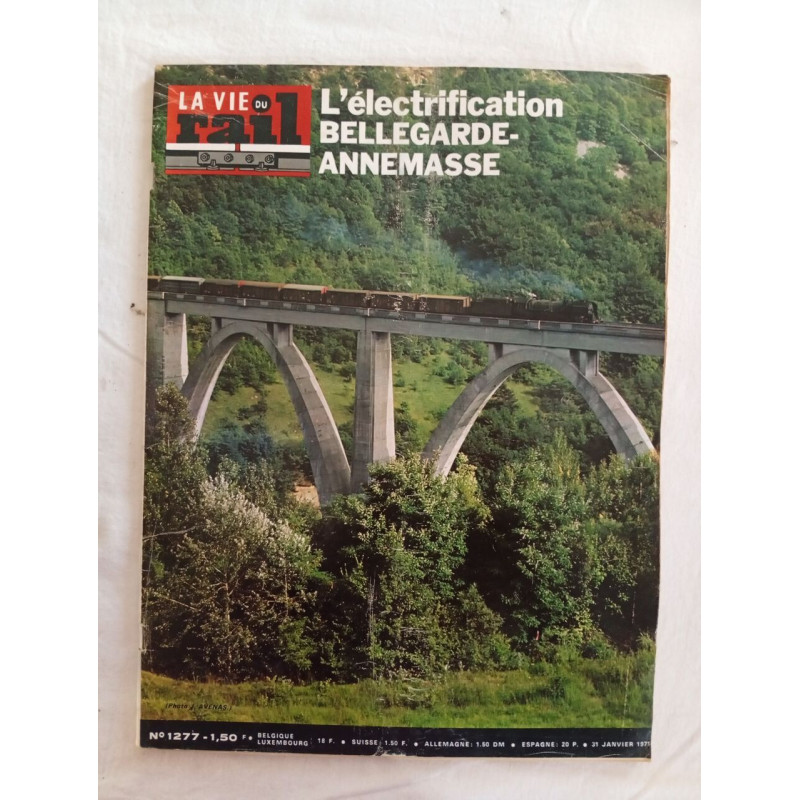 La vie du rail N.1277 - janvier 1971