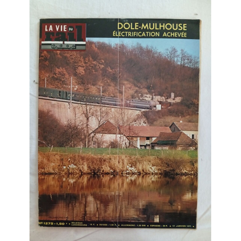 La vie du rail N.1275 - janvier 1971