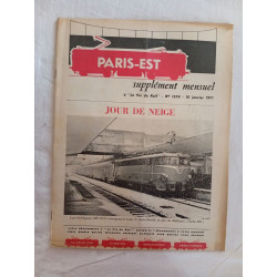 Paris-Est supplément mensuel N.1274 - janvier 1971