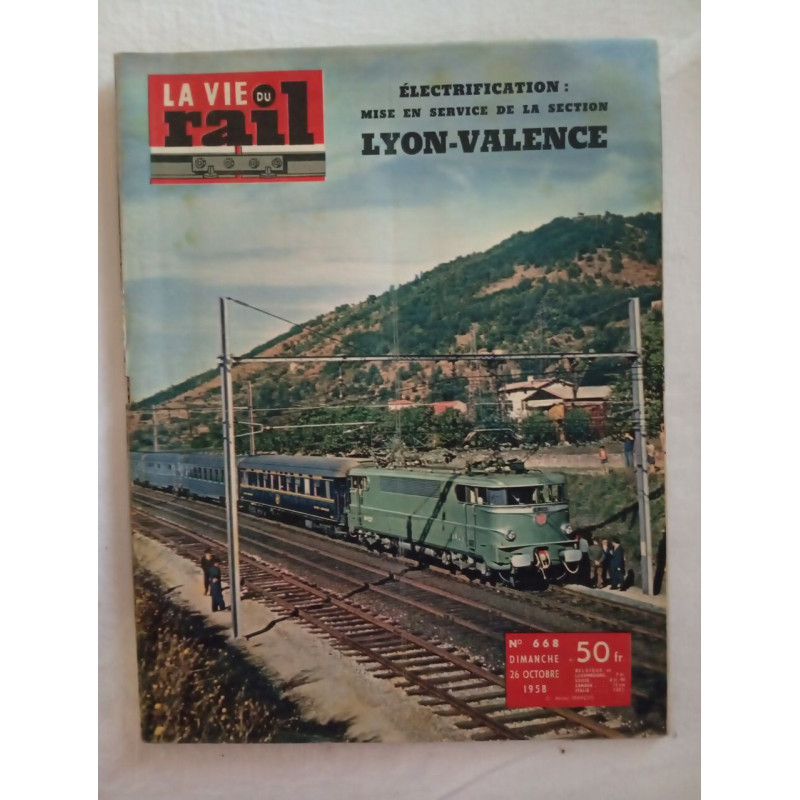 La vie du rail N.668 - octobre 1958