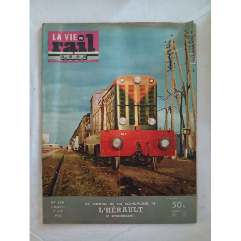 La Vie du Rail N.659 - aout 1958