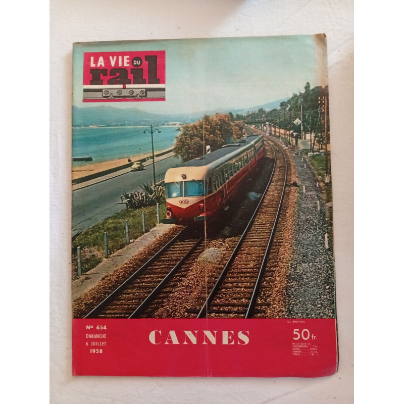 La Vie du Rail N.654 - juillet 1958