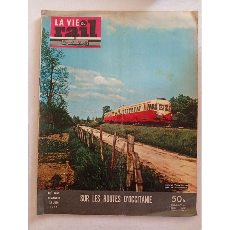 La Vie du rail N.651 - juin 1958