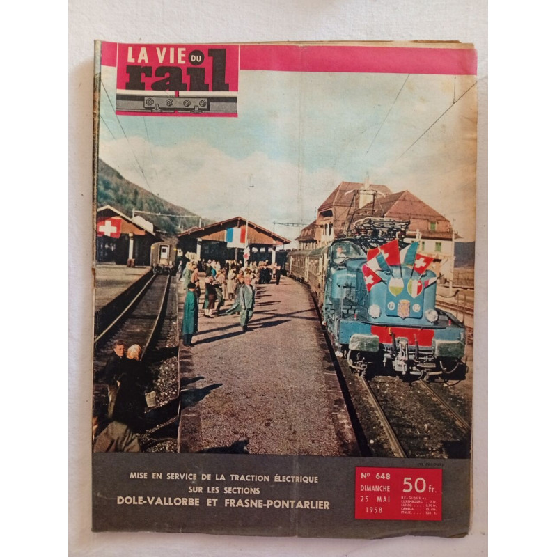 La Vie du Rail N.648 - mai 1958