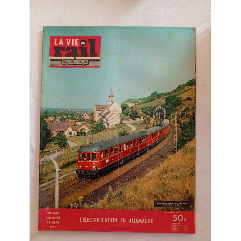 La Vie du Rail N.646 - mai 1958