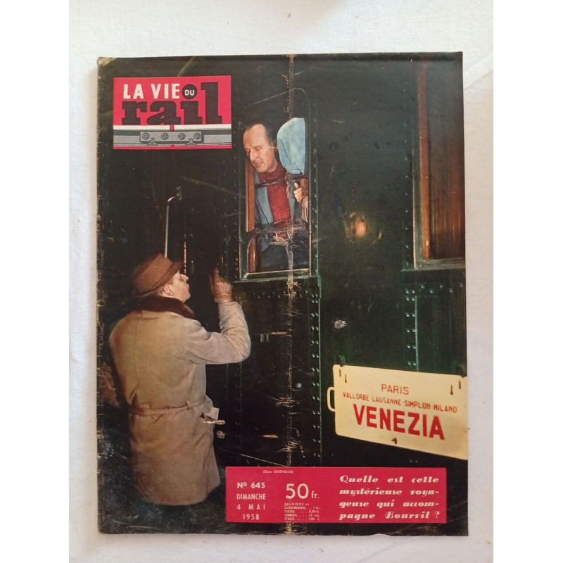 La Vie du Rail N.645 - mai 1958