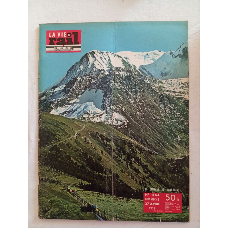 La vie du rail N.644 - avril 1958