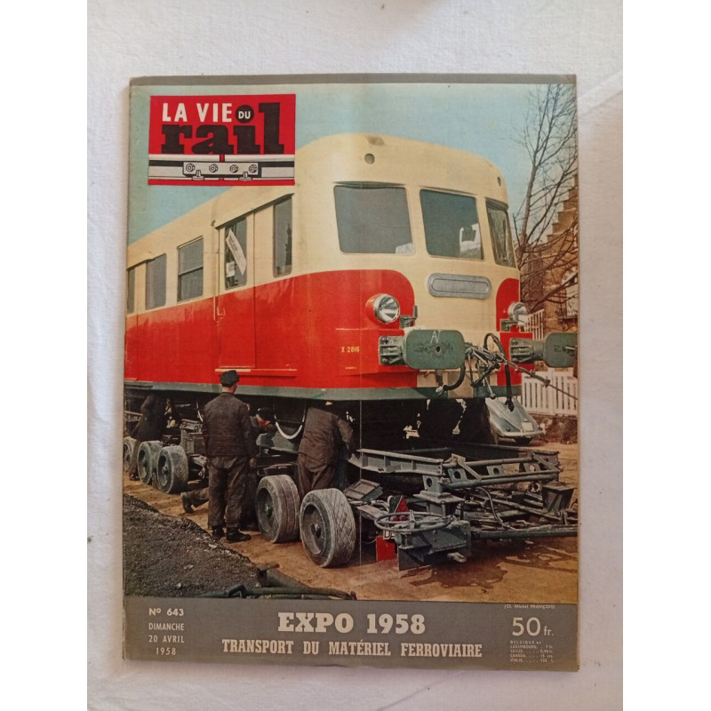 La Vie du Rail N.643 - avril 1958