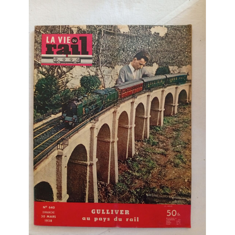 La vie du rail N.640 - mars 1958