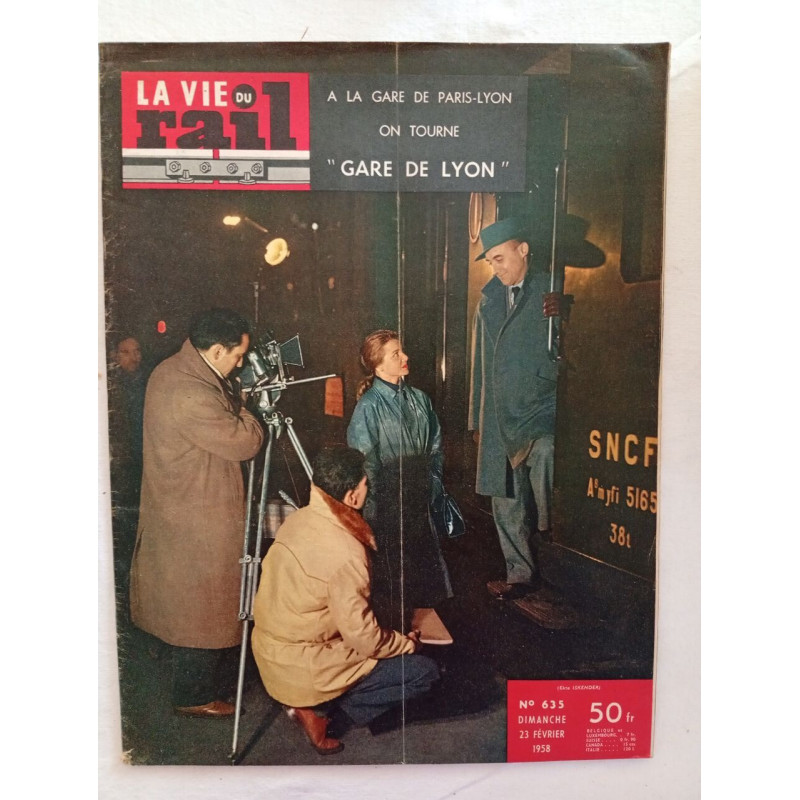 La Vie du rail N.635 - fevrier 1958