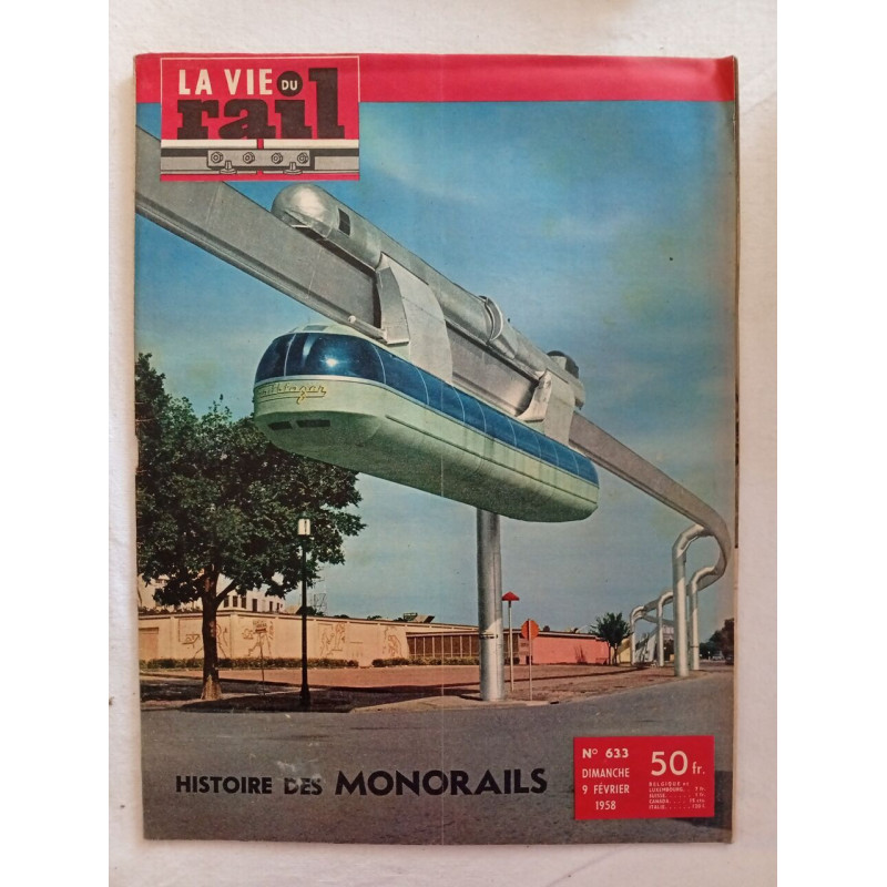 La vie du rail N.633 - fevrier 1958