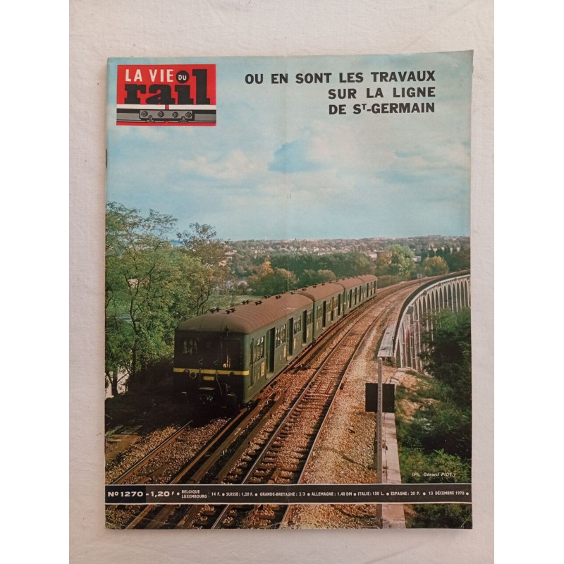 La vie du rail N.1270 - decembre 1970
