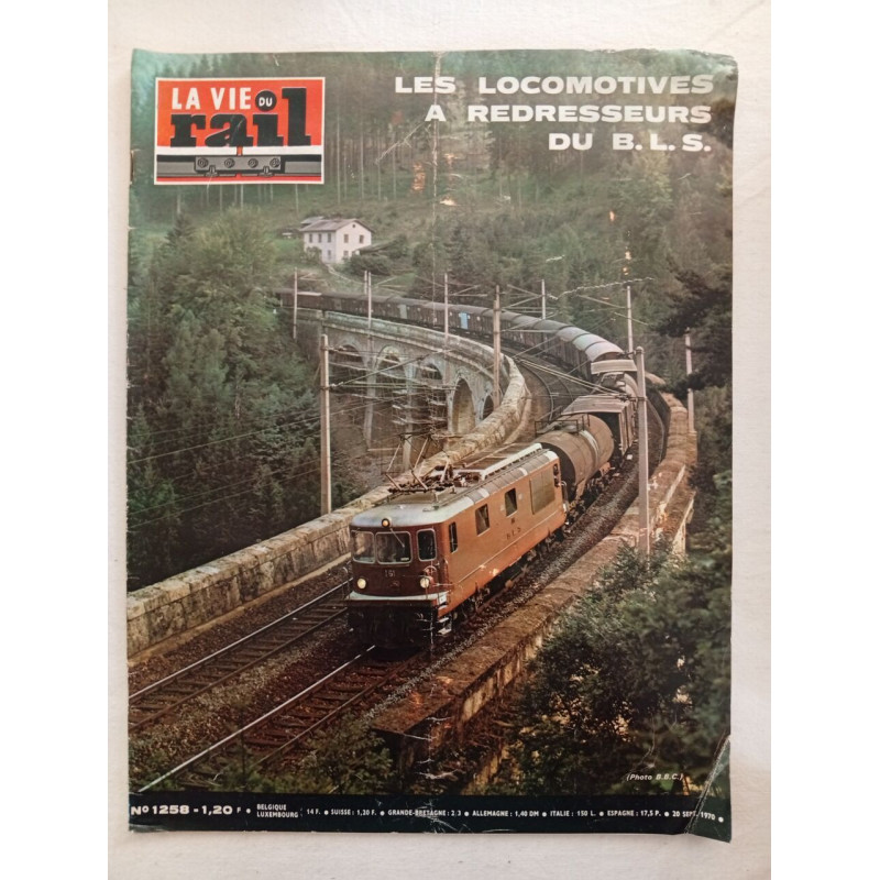La vie du rail N.1258 - septembre 1970