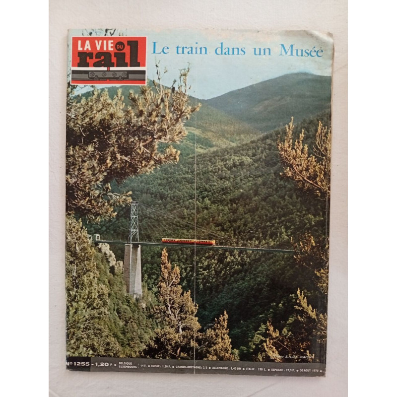 La vie du rail N.1255 - aout 1970