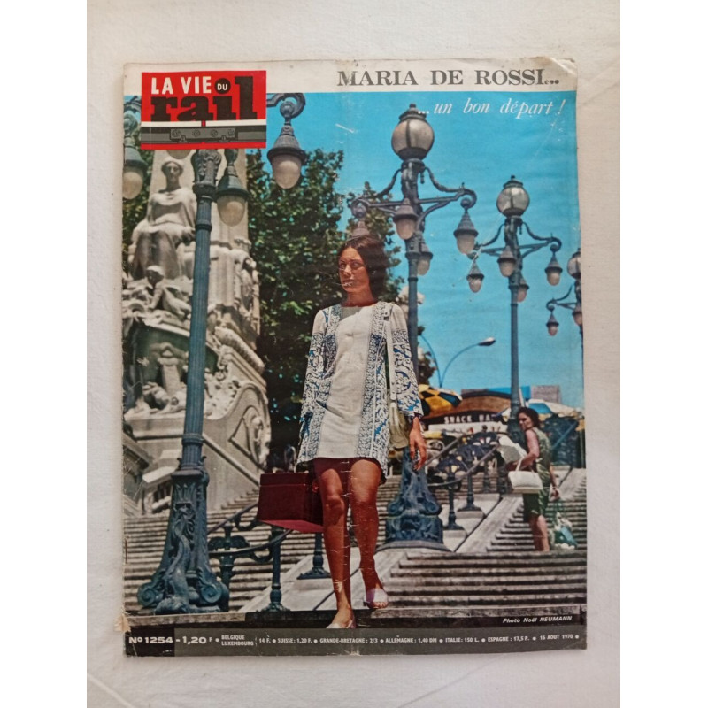 La vie du rail N.1254 - aout 1970