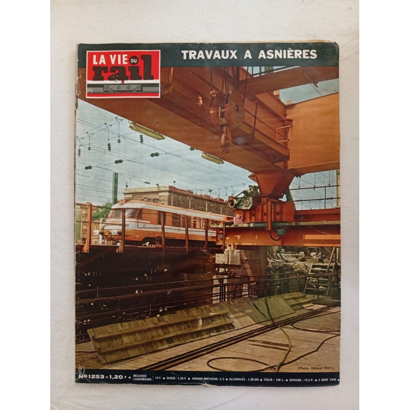 La Vie du Rail N.1253 - aout 1970