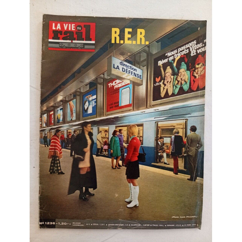La vie du rail N.1236 - mars 1970