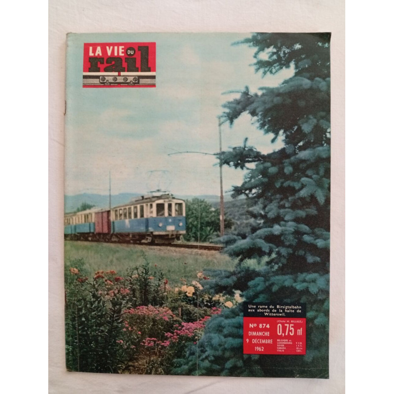 La Vie du Rail N.874 - decembre 1962