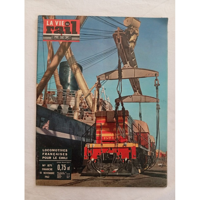 La Vie du Rail N.871 - novembre 1962