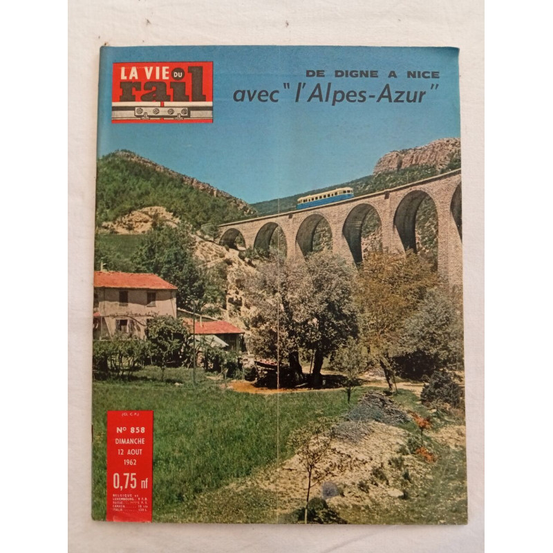 La Vie du Rail N.858 - aout 1962