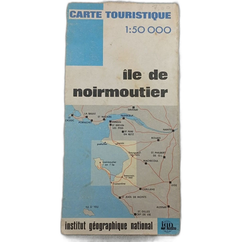 Carte touristique 1:50 000 Île de Noirmoutier