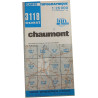 Carte topographique 1:25 000 Chaumont