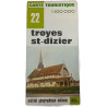 Carte touristique 22 Troyes St-dizier