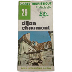 Carte touristique Dijon Chaumont 29