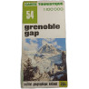 Carte touristique 54 Grenoble Gap
