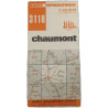 Carte topographique 1:50000 Chaumont 3118