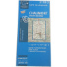 Carte de randonnée Chaumont (Haute-Marne) 3118 O