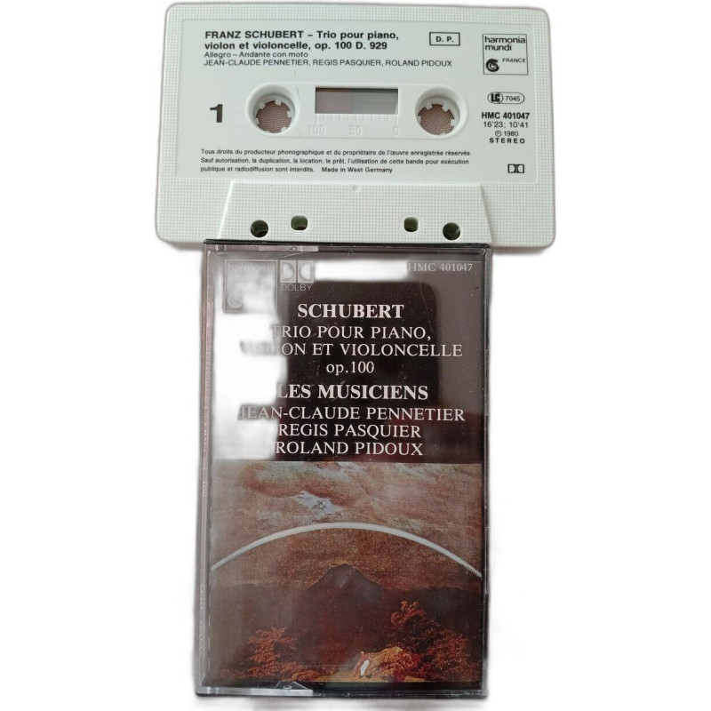 K7 Audio - Trio pour piano violon et violoncelle op. 100 D. 929