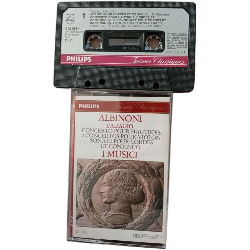 K7 Audio - Albinoni: L'Adagio Concerto pour hautbois 2 Concertos...