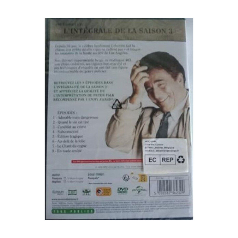 Columbo : L'Intégrale Saison 5 - Coffret 3 DVD - 6 Episodes [FR...
