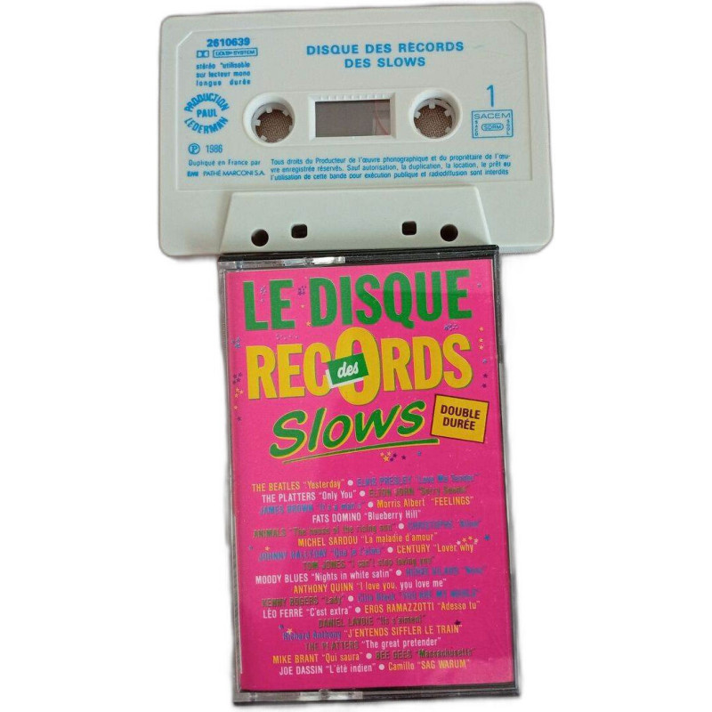 K7 Audio - Le disque des records des slows