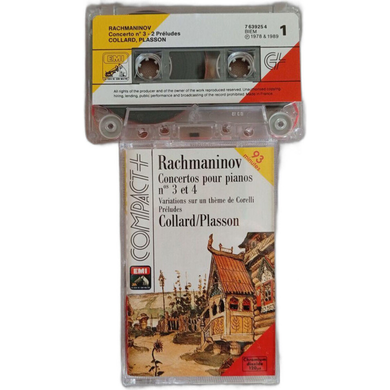K7 Audio - Concertos pour pianos nº 3 et 4. Variations sur un...