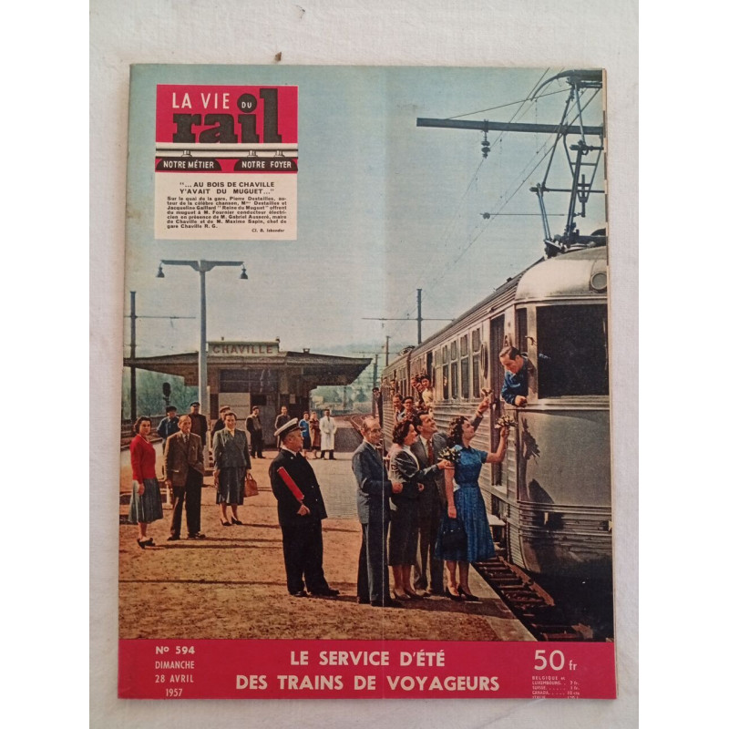 La Vie du Rail N.594 - avril 1957