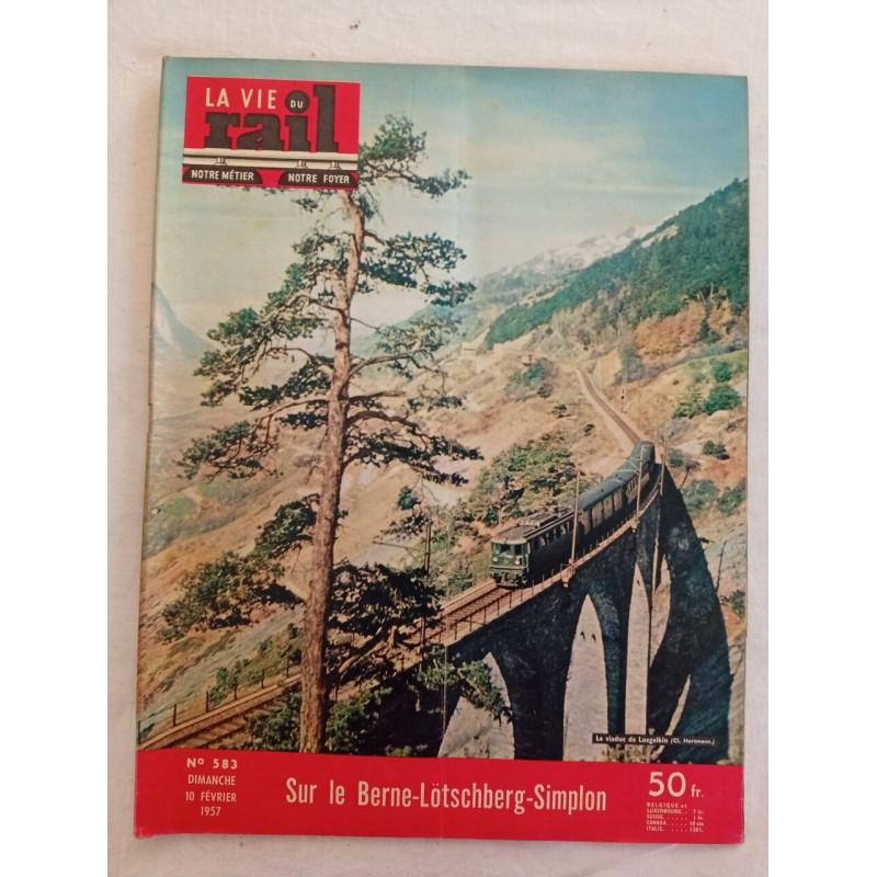 La Vie du rail N.583 - fevrier 1957