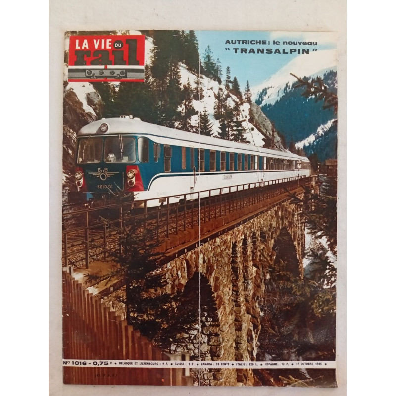 La vie du rail N.1016 - octobre 1965