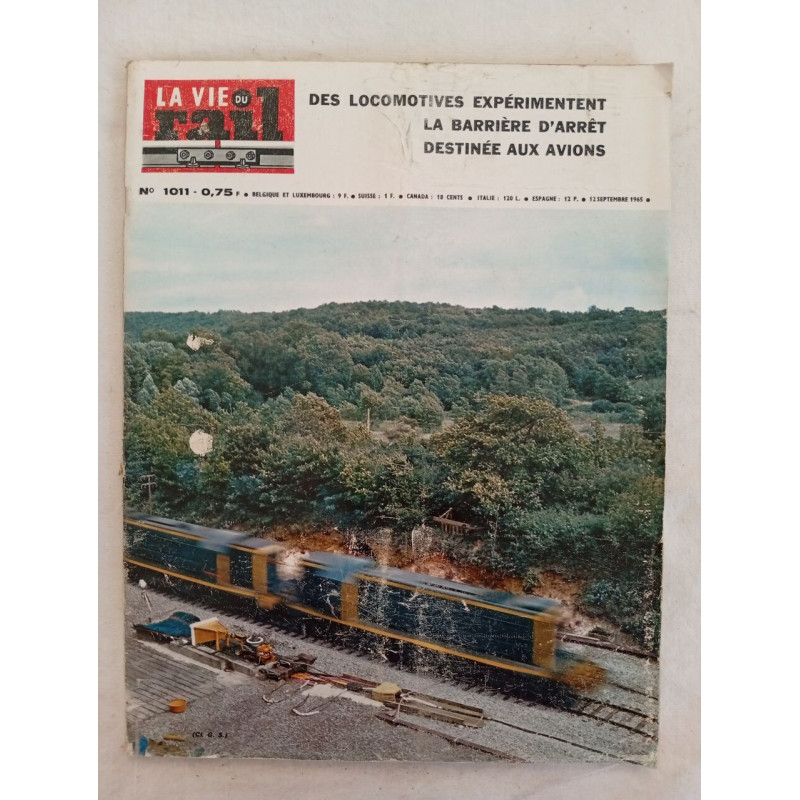 La Vie du Rail N.1011 - septembre 1965